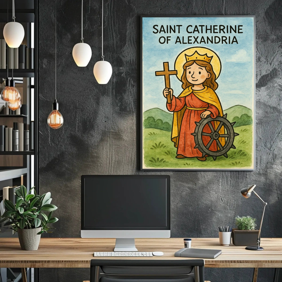 Saint Catherine of Alexandria Poster