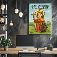 Saint Catherine of Alexandria Poster