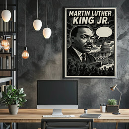 Martin Luther King Jr. Icon Of Civil Poster