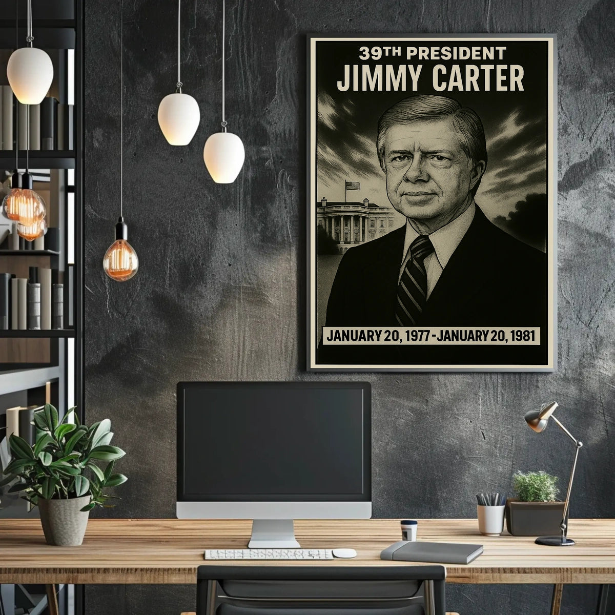 Jimmy Carter 39Th President Poster