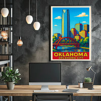 Oklahoma City Skyline Poster