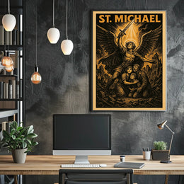 St. Michael Protector Of The People Poster