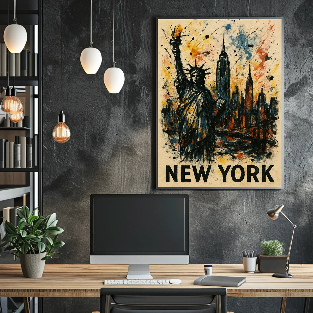 New York City Skyline Poster