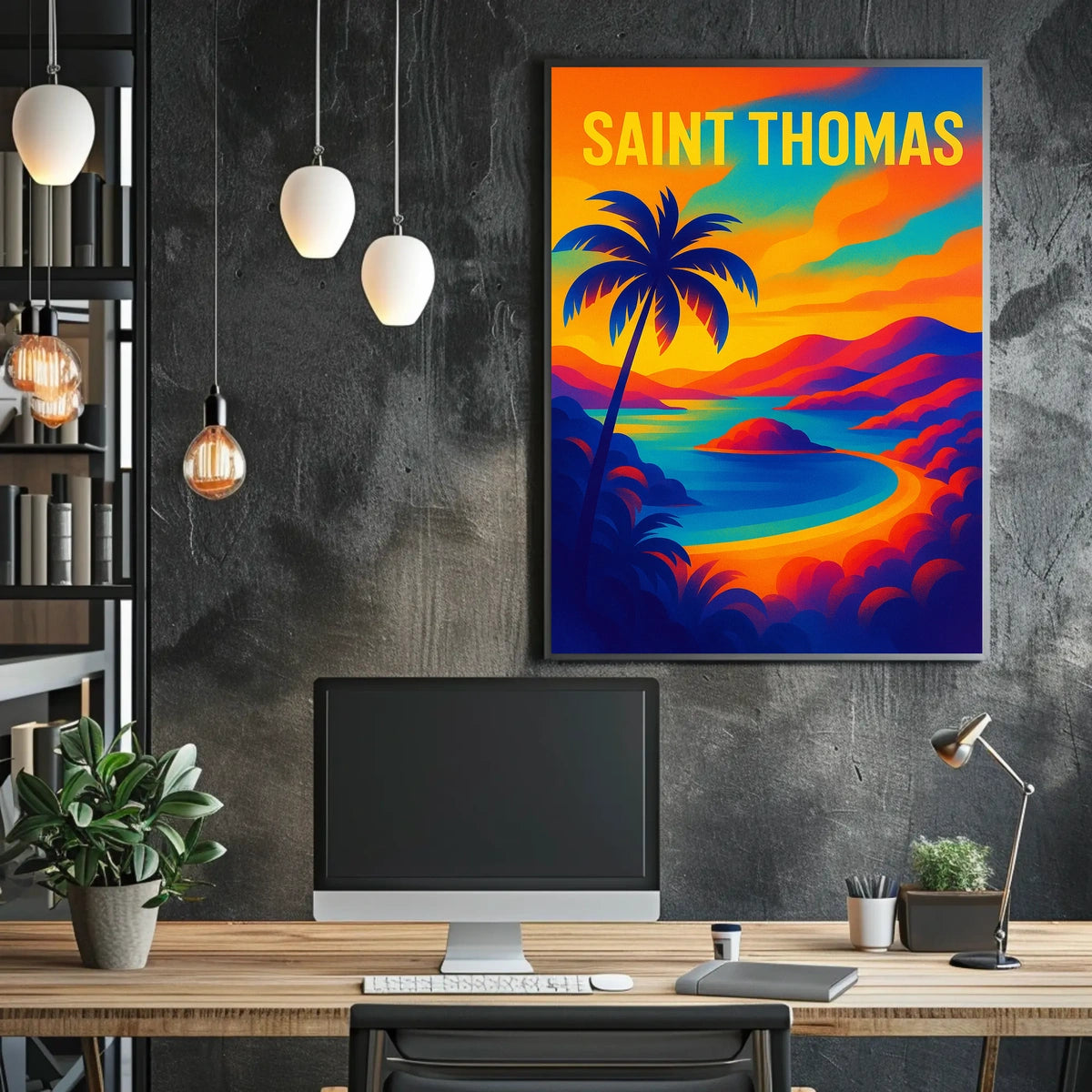 Saint Thomas Tropical Getaway Poster