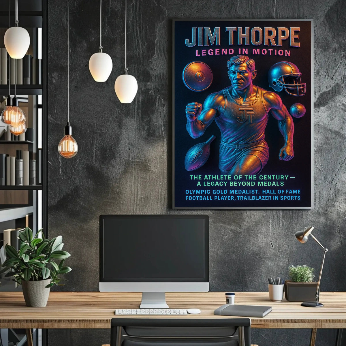 Jim Thorpe Legend in Motion Jim Thorpe Poster