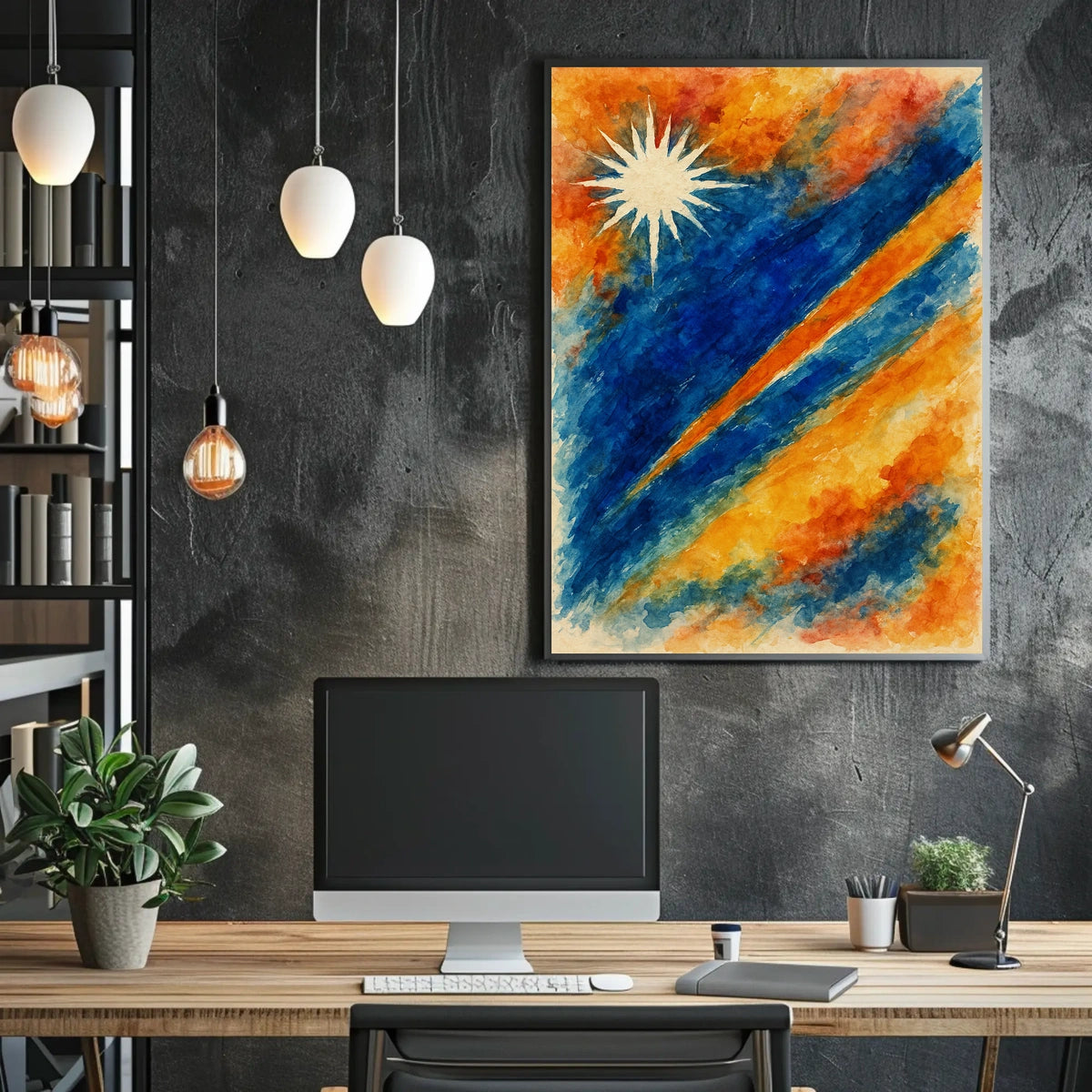 Celestial Burst Poster