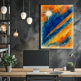 Celestial Burst Poster