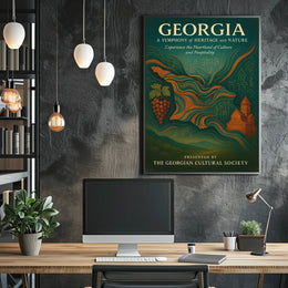 Georgia A Symphony Of Heritage And Poster