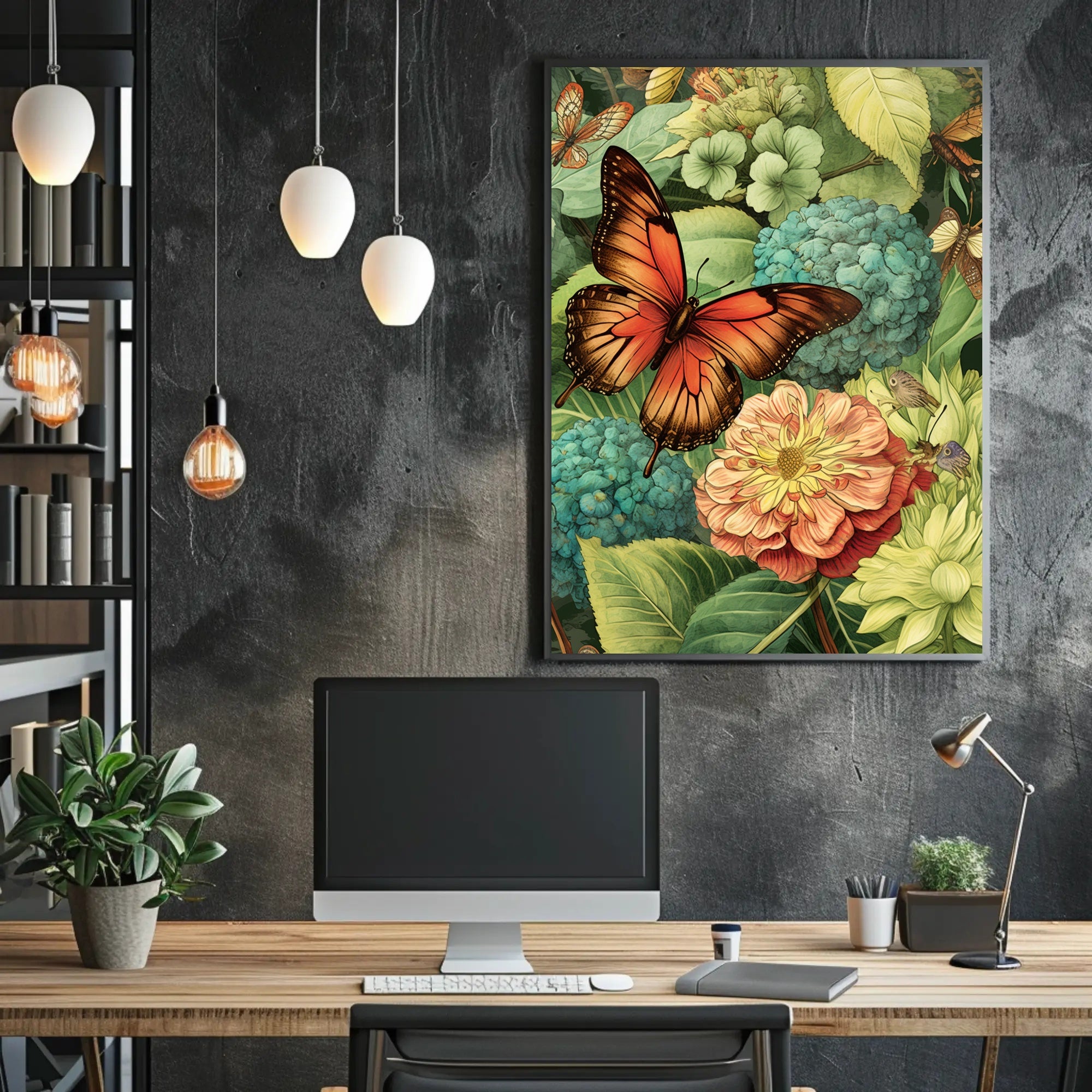 Vibrant Garden Harmony Poster