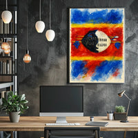 Vibrant Abstract Composition Abstract Poster