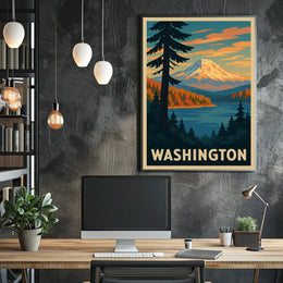 Washington Landscape Poster