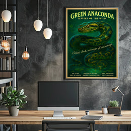 Master Of The Wild Green Anaconda Poster