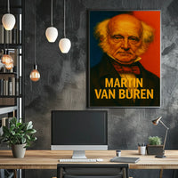 Martin Van Buren Historic Portrait Vintage Wall Poster