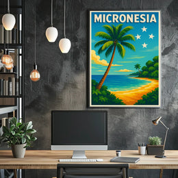 Micronesia Paradise Poster