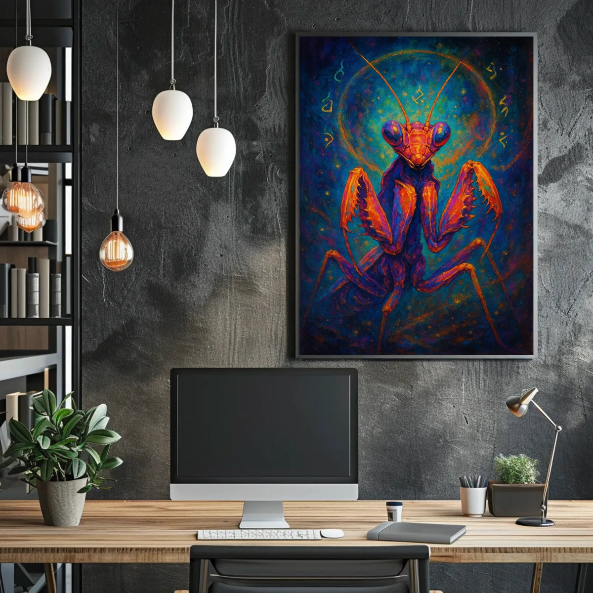 Cosmic Mantis Poster