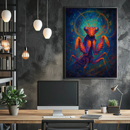 Cosmic Mantis Poster
