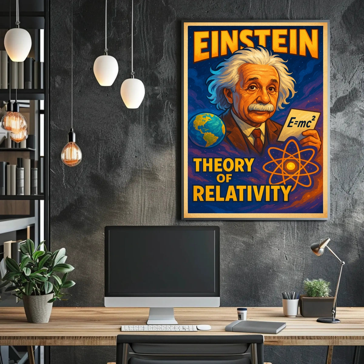 Einstein Theory Of Relativity Poster