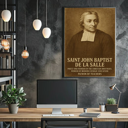 Saint John Baptist De La Salle Poster