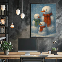 Winter Wonderland Snowmen Poster