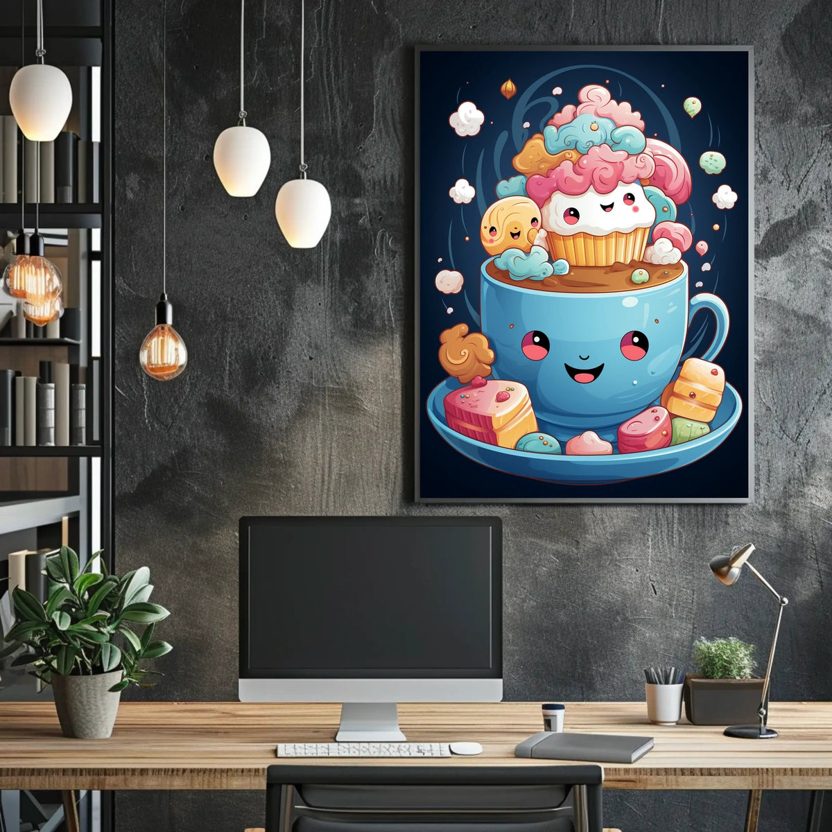 Whimsical Cupcake Delight Poster