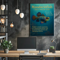 Vivid Mandarinfish Illustration for an Animal Poster