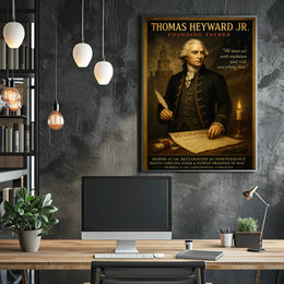 Thomas Heyward Jr. Vintage Historical Poster PosterGoat