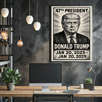Donald Trump 47th President Poster