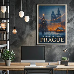 Bohemian Noël In Prague Poster