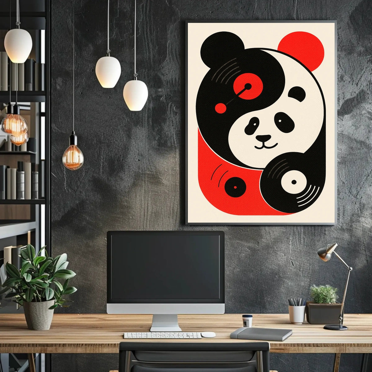 Panda Groove Poster