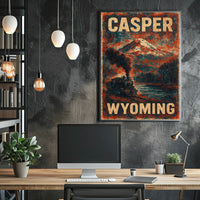 Casper, Wyoming Scenic Railway Journey Poster