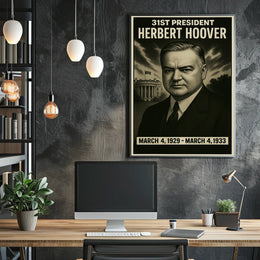 Herbert Hoover 31St President Poster