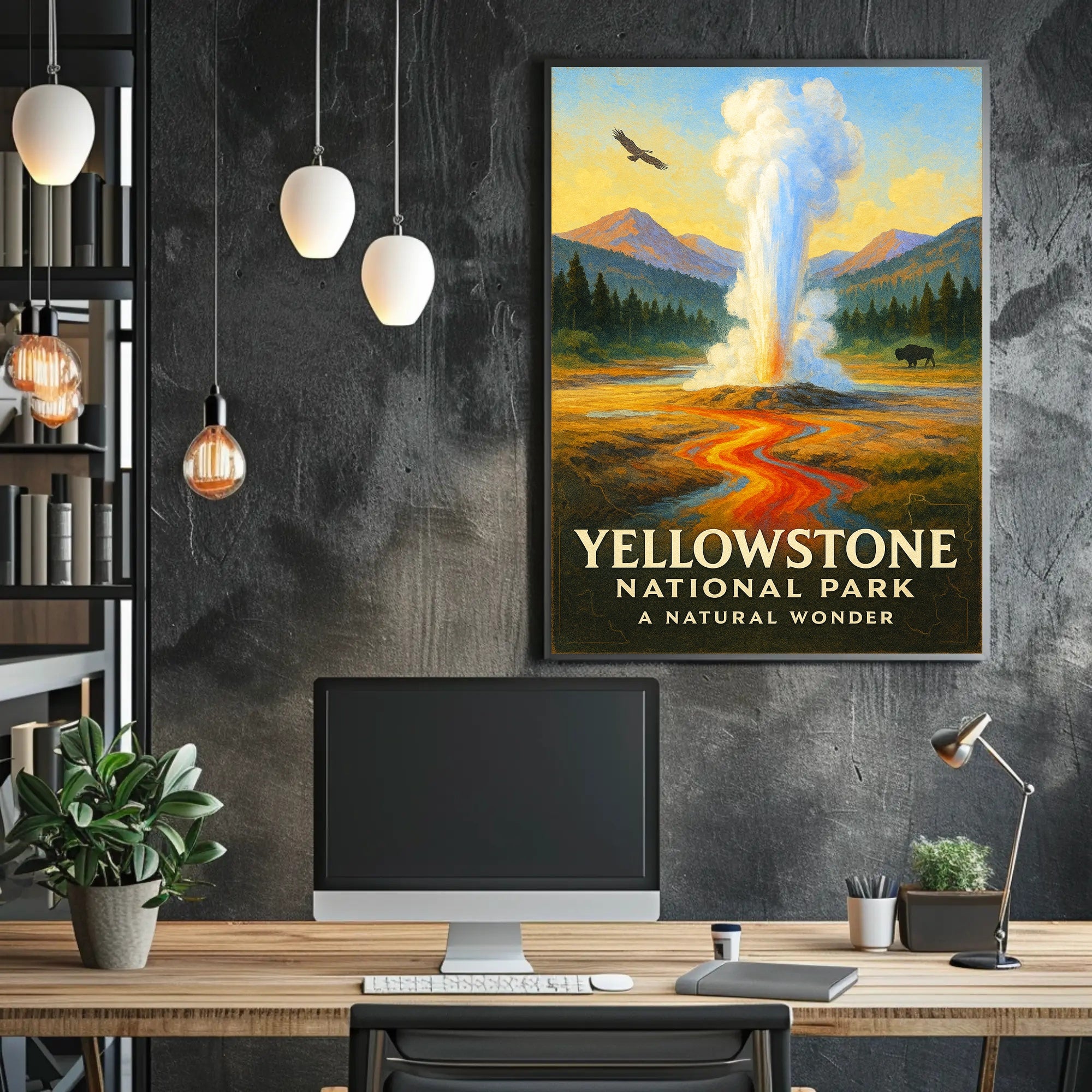 Yellowstone National Park A Natural Wonder Poster PosterGoat