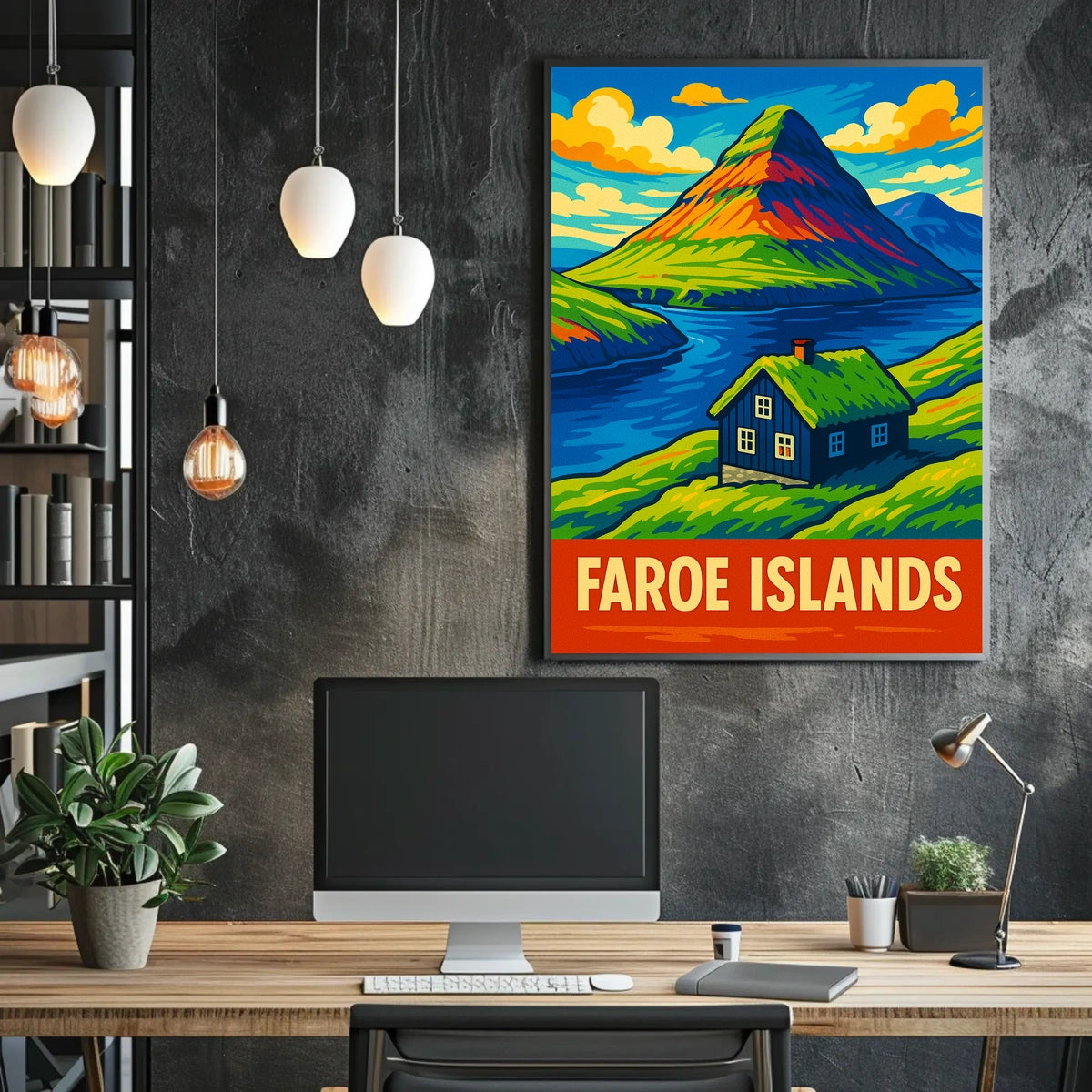 Faroe Islands Scenic Poster
