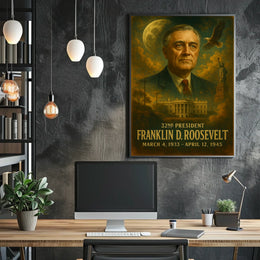 Franklin D. Roosevelt 32Nd President Poster
