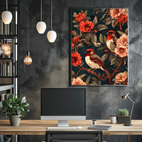 Birds and Blossoms Wall Art Print