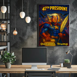 Donald Trump 47th President The Presidential Chronicles Poster PosterGoat