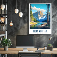 Rocky Mountain National Park Scenic Poster Print