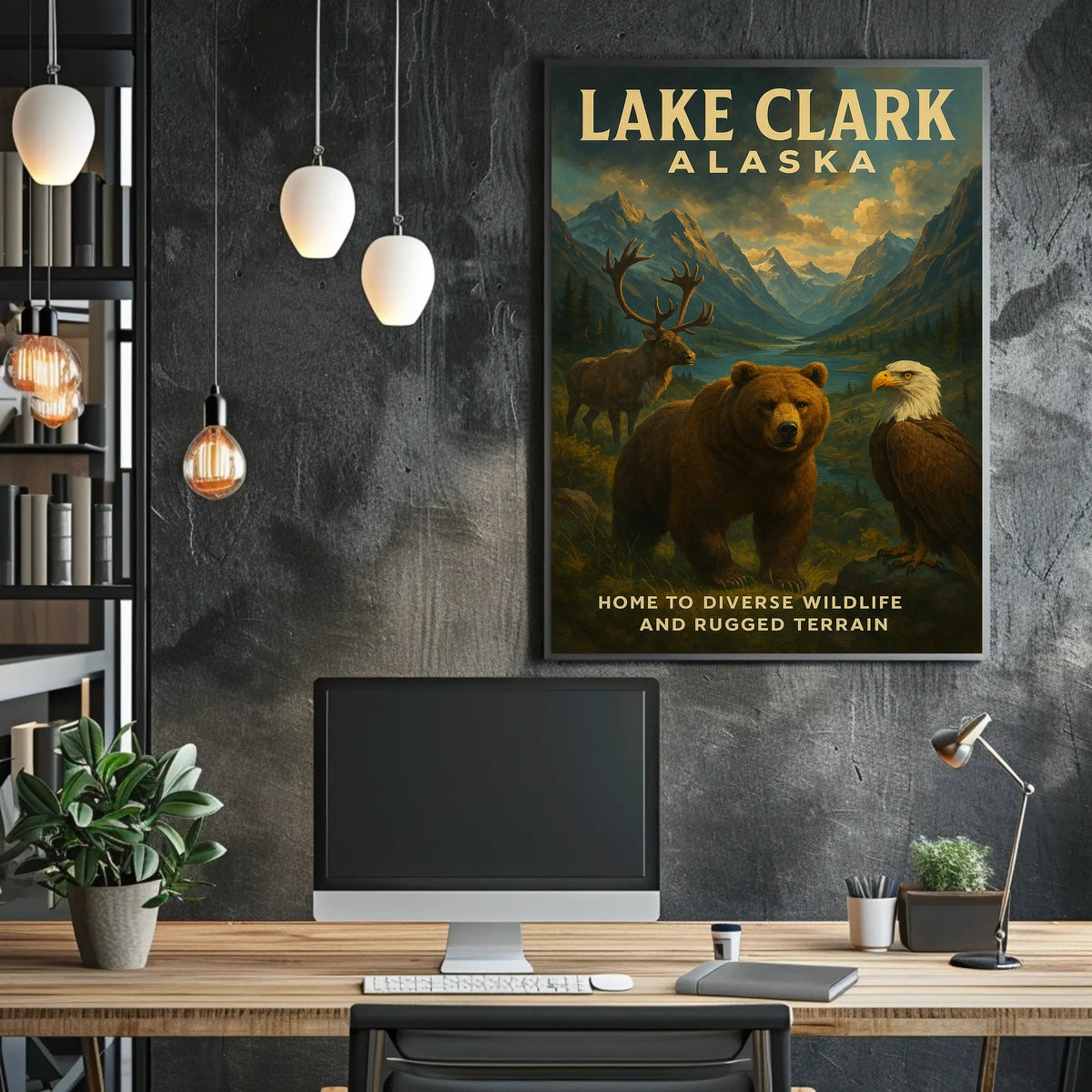 Lake Clark, Alaska Poster