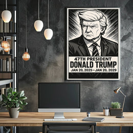 Donald Trump 47th President Poster
