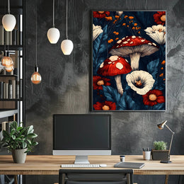 Enchanted Forest Flora Wall Art Print