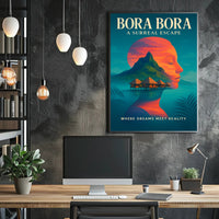 Bora Bora Dreamscape Tranquil Travel Poster PosterGoat