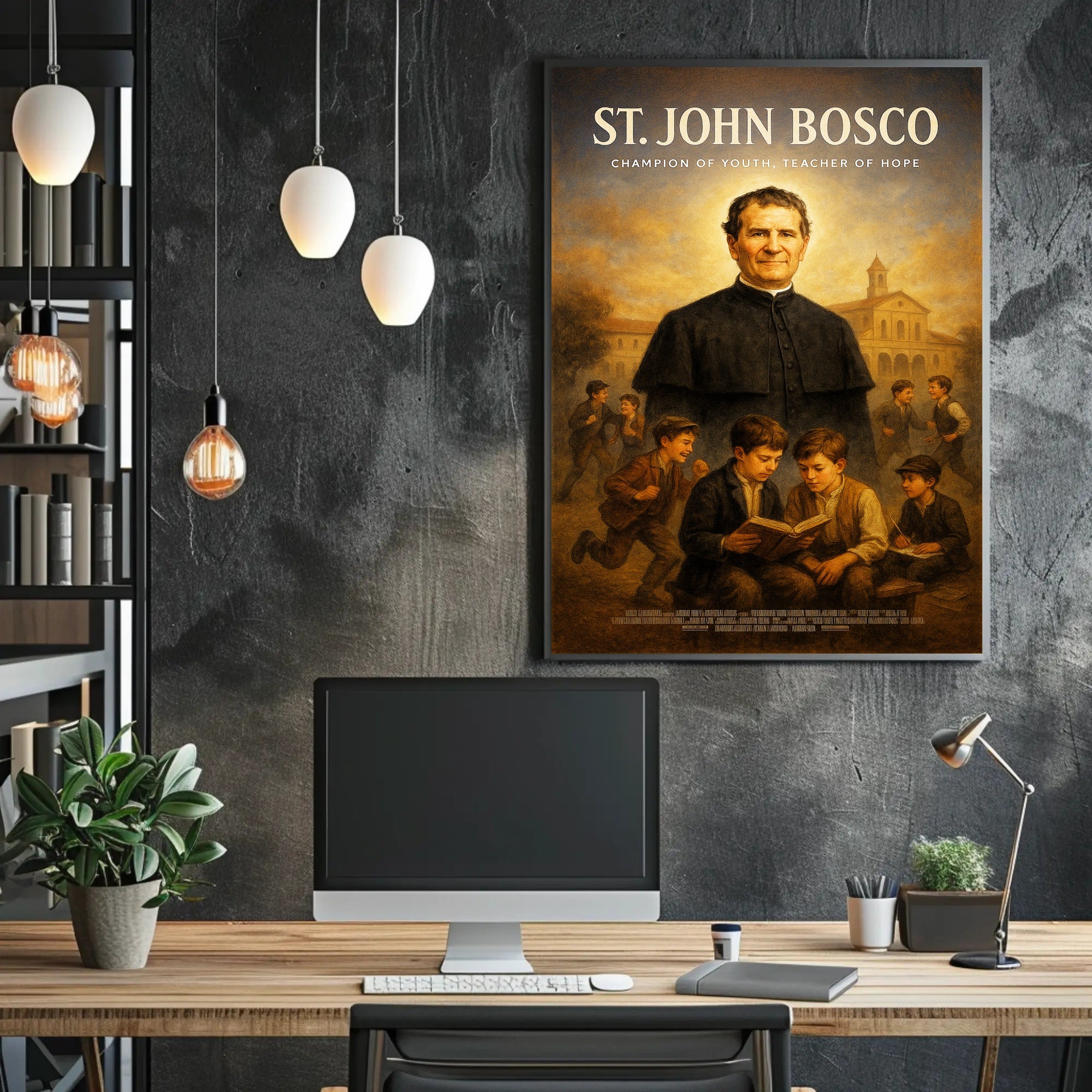 St. John Bosco Champion of Youth Poster