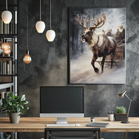 Winter Sleigh Ride Poster