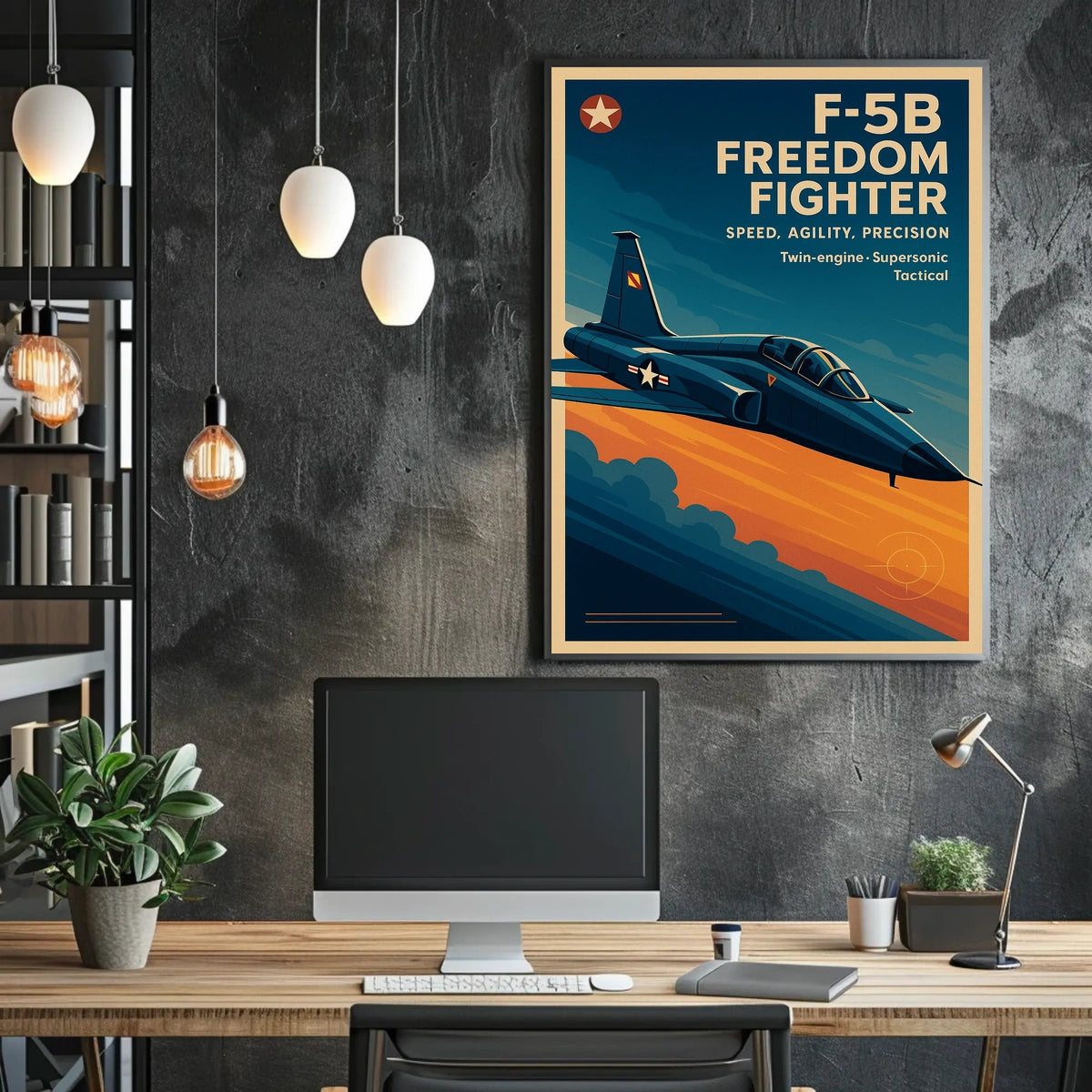 F-5B Freedom Fighter Poster
