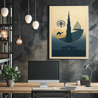 Iconic Dubai Landmarks Poster