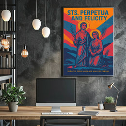 Saints Perpetua and Felicity Poster