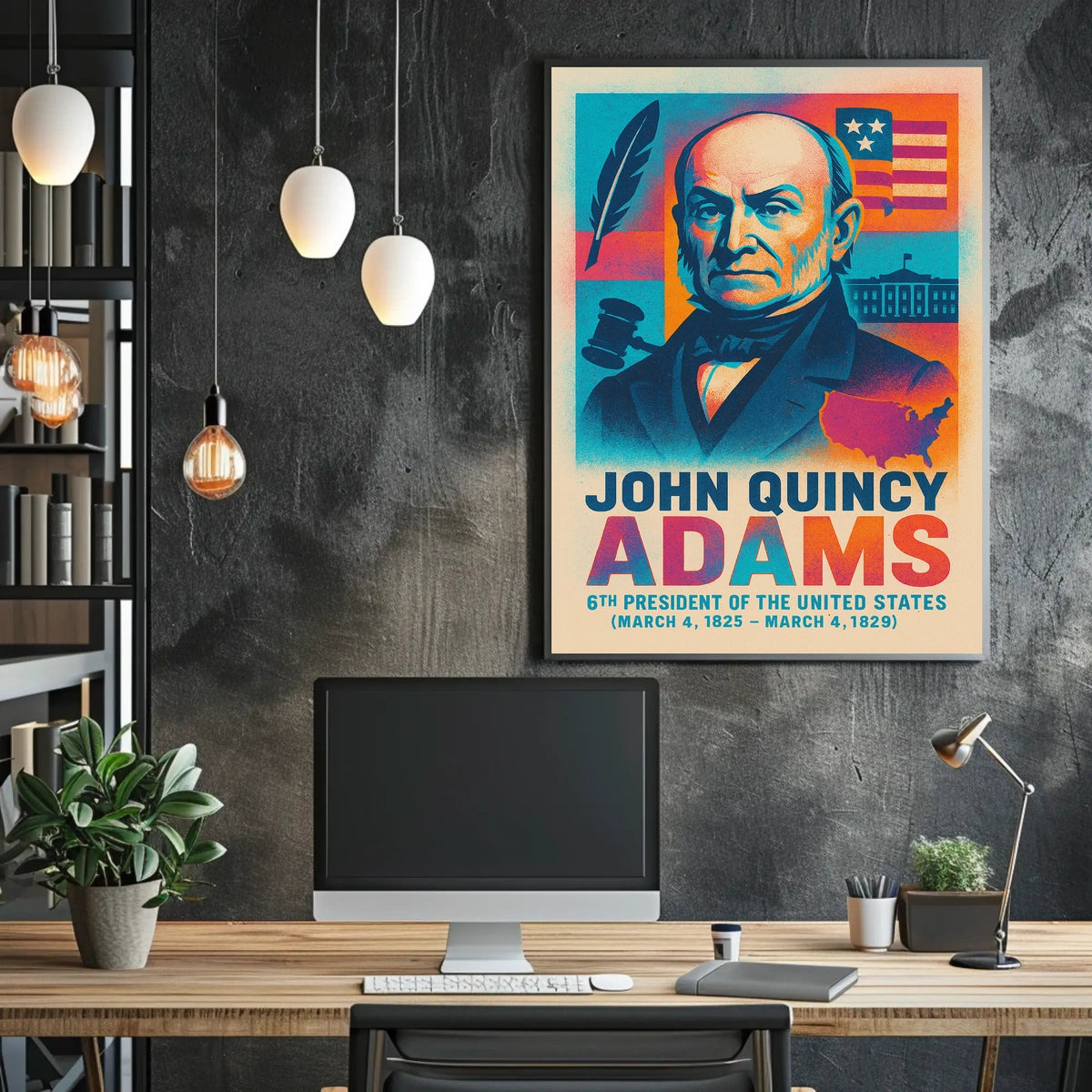 John Quincy Adams 6th President Poster
