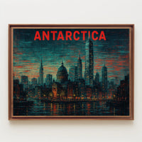 Antarctica Urban Dreamscape Poster