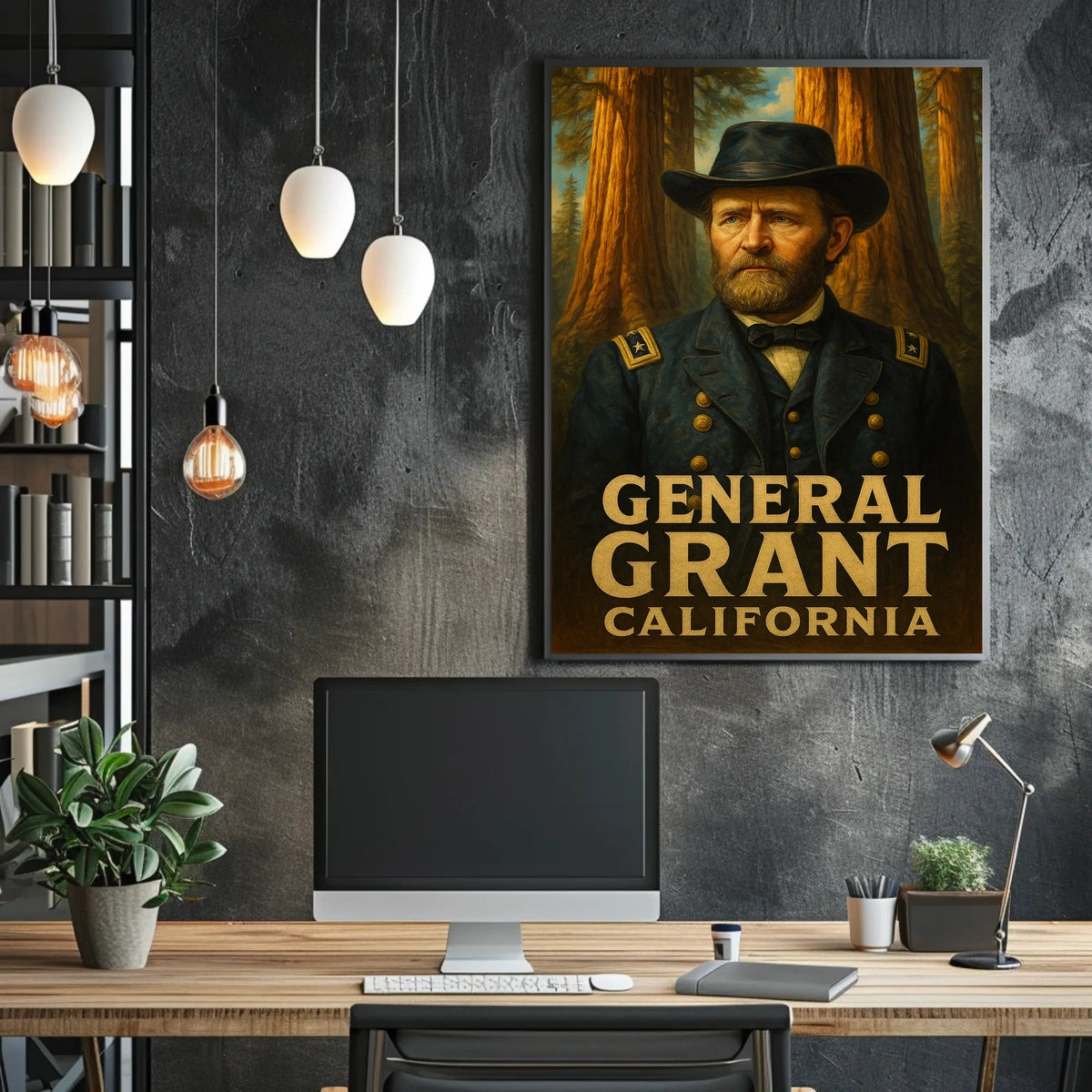 General Grant In California Poster