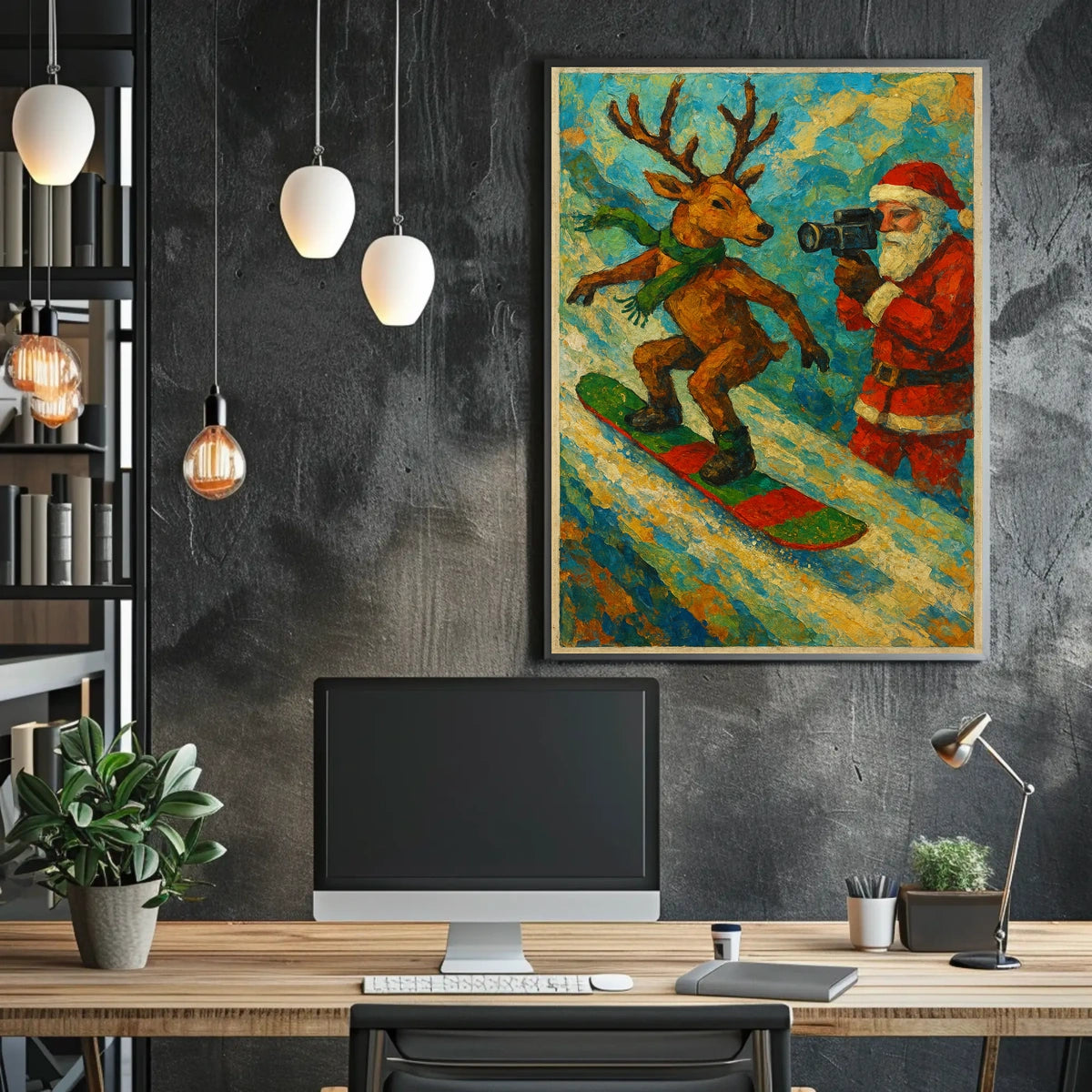 SantaS Winter Adventure Poster